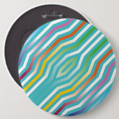 Symmetrischer diagonaler Streifen Hintergrund 2 Button (Vorne & Hinten)