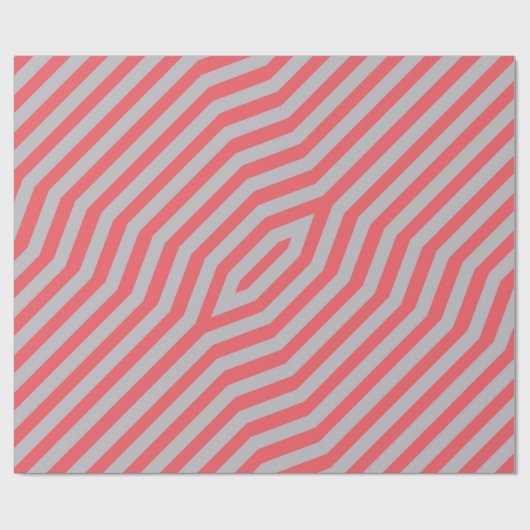 Symmetrischer diagonaler Streifen Hintergrund 5 Geschenkpapier (Flach)