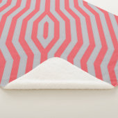 Symmetrischer diagonaler Streifen Hintergrund 5 Sherpadecke (3/4)