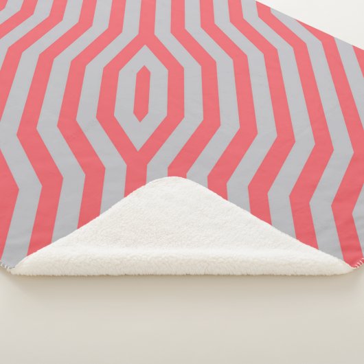 Symmetrischer diagonaler Streifen Hintergrund 5 Sherpadecke (3/4)