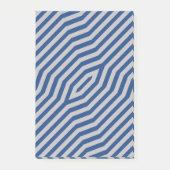 Symmetrischer diagonaler Streifen Hintergrund 6 Post-it Klebezettel (Vorderseite)