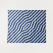 Symmetrischer diagonaler Streifen Hintergrund 6 Wandteppich (Vorderseite (Horizontal))