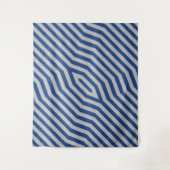 Symmetrischer diagonaler Streifen Hintergrund 6 Wandteppich (Vorderseite)