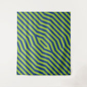 Symmetrischer diagonaler Streifen Hintergrund 7 Wandteppich (Vorderseite)