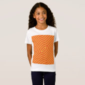 Symmetrischer diagonaler Streifen Hintergrund 8 T-Shirt (Vorne ganz)