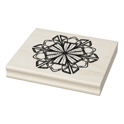 Symmetrisches Design Gummistempel (Stempel)