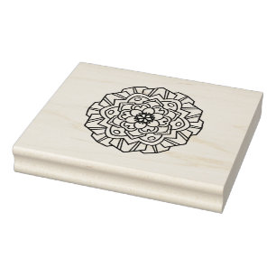 Symmetrisches Design Gummistempel