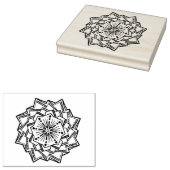 Symmetrisches Design Gummistempel (Stempel)