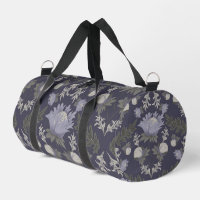 Symmetrisches dunkelviolettes Blumenmuster
