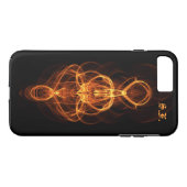 Symmetrisches Feuer iPhone 7 Plus Fall Case-Mate iPhone Hülle (Rückseite (Horizontal))