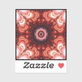 Symmetrisches Mandelbrot Zoom Aufkleber