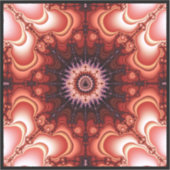 Symmetrisches Mandelbrot Zoom Aufkleber (Vorderseite)