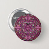 Symmetrisches Muster (ähnlich wie Azulejos) Button (Vorne & Hinten)