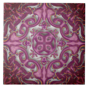 Symmetrisches Muster (azulejos like) Fliese