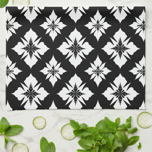 Symmetrisches Muster Geschirrtuch (Gefaltet)