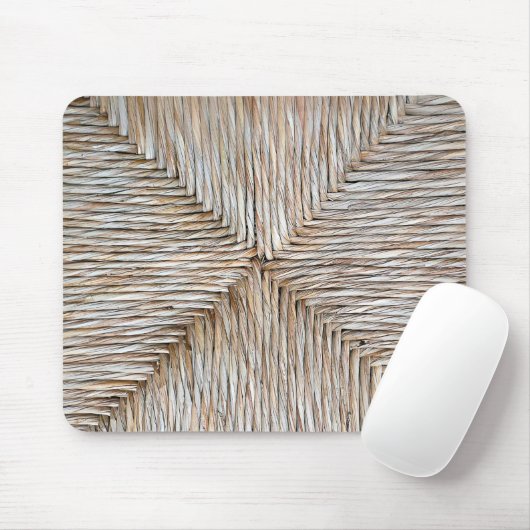 Symmetrisches, natürliches Fiberglas-Muster Mousepad (Mit Mouse)