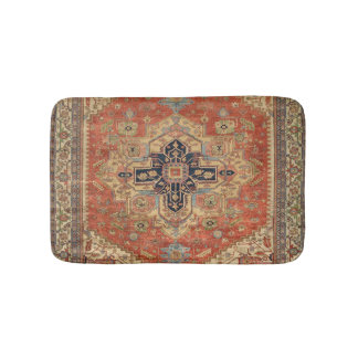 SYMMETRISCHES PERSISCHES VINTAGE-MUSTER BADEMATTE