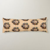 "Symmetrisches Roar" Seitenschläferkissen (Rückseite)