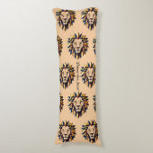 "Symmetrisches Roar" Seitenschläferkissen (Vorderseite Vertikal)