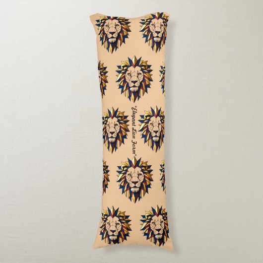 "Symmetrisches Roar" Seitenschläferkissen (Vorderseite Vertikal)