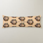 "Symmetrisches Roar" Seitenschläferkissen (Vorderseite)