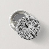 Symmetrisches vielseitiges geometrisches Diamant-F Button (Vorne & Hinten)