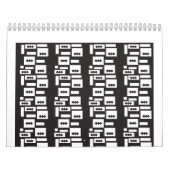 Symmetrisches, weißes geometrisches Design mit kna Kalender (Titelbild)