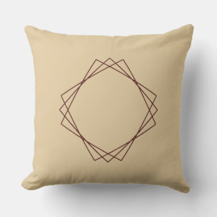 Symmetry Bloom Throw Pillow Kissen