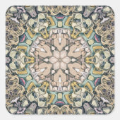 Symmetry of Shapes Quadratischer Aufkleber (Vorderseite)