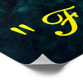 Symmetry of the Sea and Land Poster (Ecke)