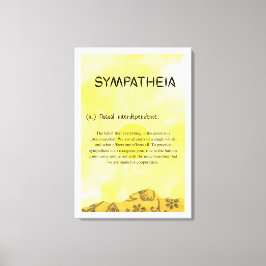 Sympatheia Leinwanddruck gespannt