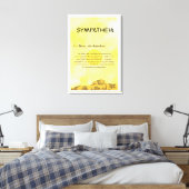 Sympatheia Leinwanddruck gespannt (Insitu (Schlafzimmer))