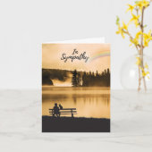 Sympathekarte für Haustiere - Beileid Rainbow Cat Karte (Gelbe Blume)