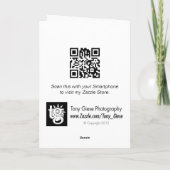 Sympathekarte für Haustiere - Regenbogen über dem  Karte (Rückseite)