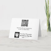 Sympathekarte - Sonnenlicht durch Wolken Karte (Rückseite)