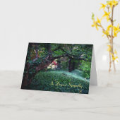 Sympathie Card - Deep Peace Gaelic Sessing Karte (Gelbe Blume)