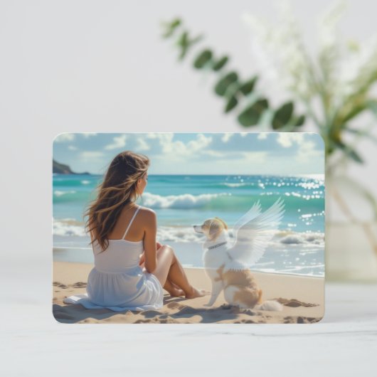 Sympathie-Karte für Haustiere (Stehend Vorderseite)