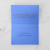 Sympathie-Karte mit Verse Karte (Innenseite)