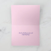 Sympathie-Karte Sunlit Pink Hydrangea Karte (Innenseite)