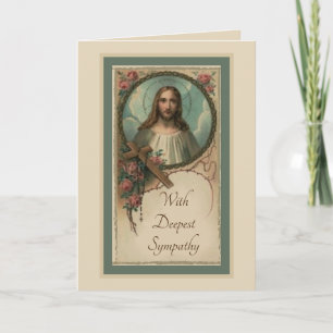 Sympathie Katholisches Requiem Messe Angebot Jesus Karte