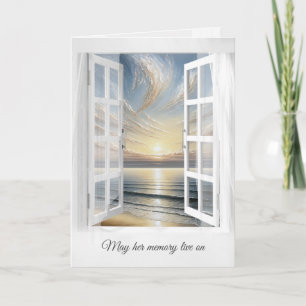 Sympathie Ozean Sonnenaufgang Blick aus dem Fenste Karte