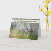 Sympathiekarte für den Verlust der Schlange der Ha Karte (Gelbe Blume)