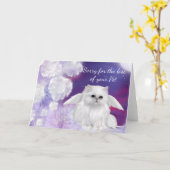 Sympathiekarte für den Verlust eines Haustiers Karte (Gelbe Blume)