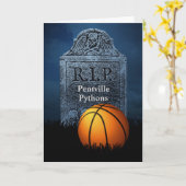 Sympathiekarte für den Verlust Ihres Basketballtea Karte (Gelbe Blume)