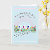 Sympathiekarte für drei Katzen Karte (Gelbe Blume)