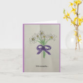 Sympathiekarte für ein Tier Karte (Gelbe Blume)