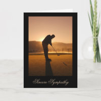 Sympathiekarte für einen Mann, der Golf liebt