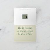 Sympathiekarte für Haustiere - Katze Karte (Innenseite)