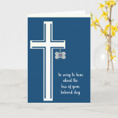 Sympathiekarte (für Hund) von dalDesignNZ Karte (Gelbe Blume)