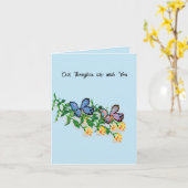 Sympathiekarte: Gelbe Rosen Karte (Gelbe Blume)